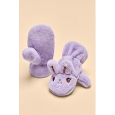 Powder-Pals Mittens-Smiling Bunny Lilac