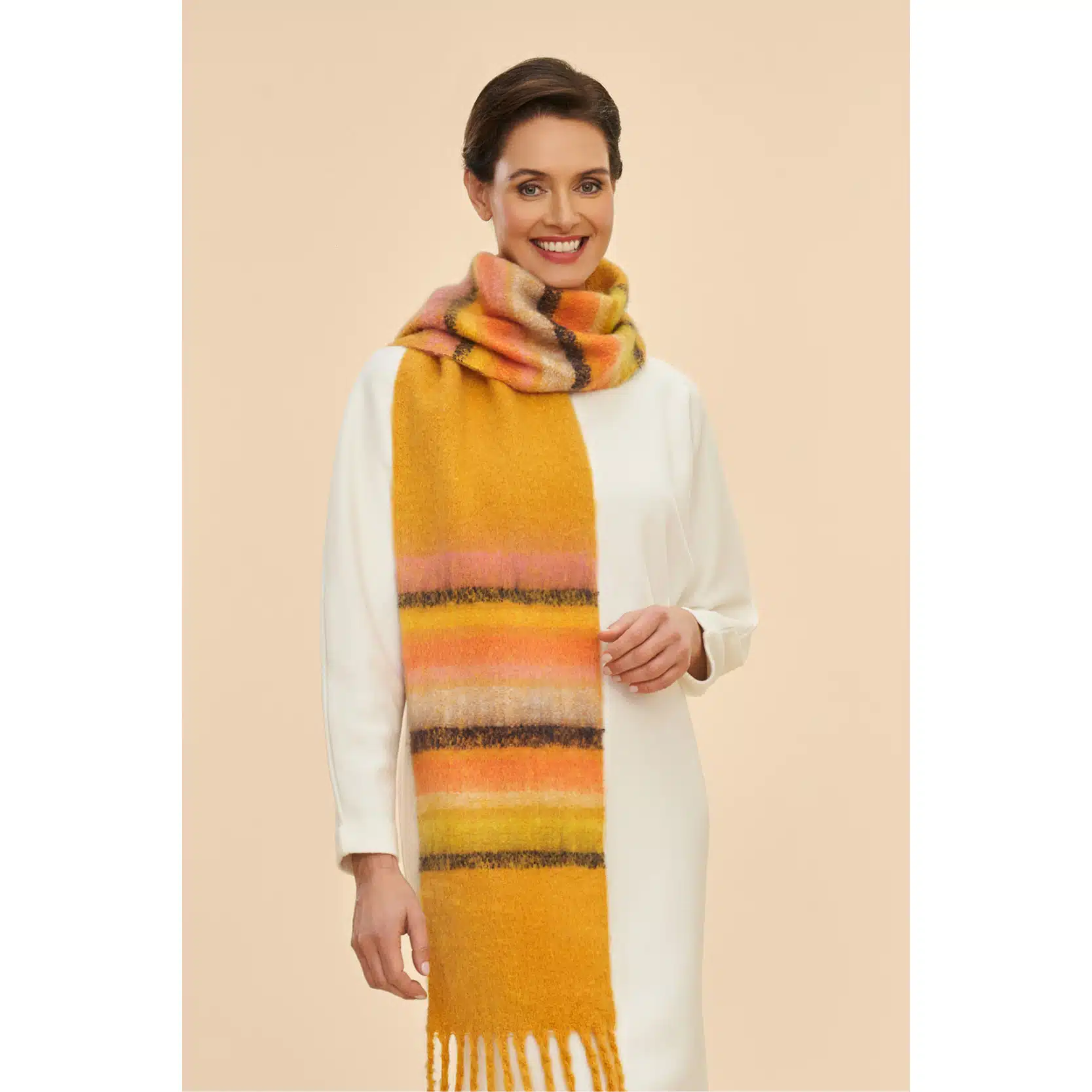 Powder-Sammy Cosy Scarf-Mustard