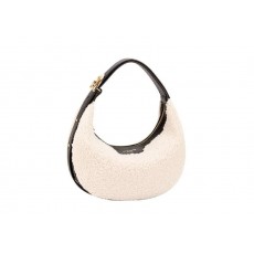 Faux Sheepskin Scoop Shoulder