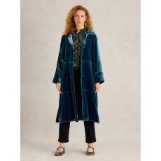 WhiteStuff Freya Velvet Duster Coat