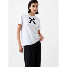 French Connection Bow Graphic Ss Tee