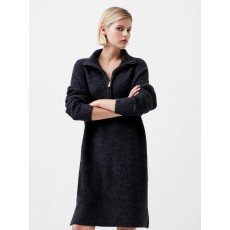 French Connection Maddox Half Zip Ls Dress