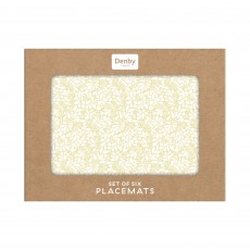 Denby Set of 6 Jasmine Gold Placemats