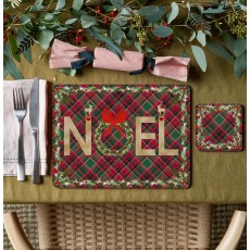 Denby Noel Tartan Set of 6 Placemats