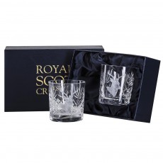 Pres Box 2 Whisky Tumbler Kintyre Stag