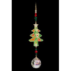 Crystal Dreams Christmas Tree Red & Green