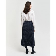 Gant Dot Print Pleated Skirt