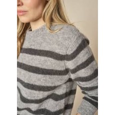 Mos Mosh Thora Stripe Crewneck Knit