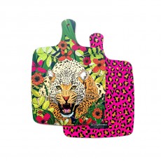 Bean & Bemble Large Rectangle Cheese Board Leopard