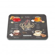 Tuft Top Ardesia Coffee Time Medium Glass Mat