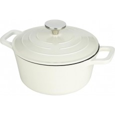 Commichef Cast Aluminium Casserole 20cm 2.8L-Cream