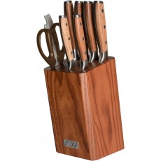 Rckingham Forge Ashwood 8Piece Knife Block Set