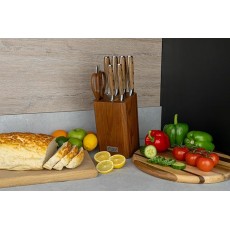 Rckingham Forge Ashwood 8Piece Knife Block Set