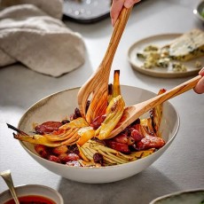 Stellar Olive Wood Tools-2pc Salad Server Set