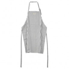 Stellar Textiles 88cm Apron Grey Stripe