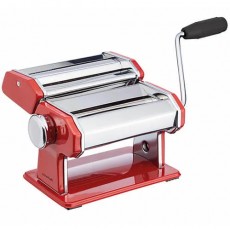 World of Flavours Pasta Machine Red Stainless Steel