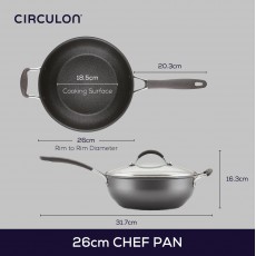 Circulon ScratchDefense A1 Series Chefs Pan 26cm/4.25L