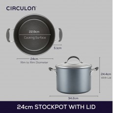 Circulon ScrtachDefense A1 Series Stockpot 24cm/7.6L