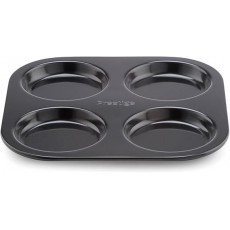 Prestige Inspire Bakeware Yorkshire Pudding Tin 4Cup-Black