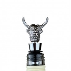 Just Slate Bottle Stopper-Highland Cow