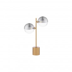 DAR 2Lt Table Lamp Gold