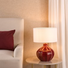 DAR Table Lamp Base Only Red