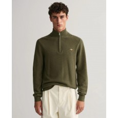 Gant Cotton Texture Halfzip