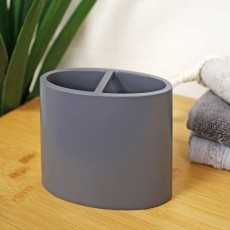 Showerdrape Alto Toothbrush Holder-Grey