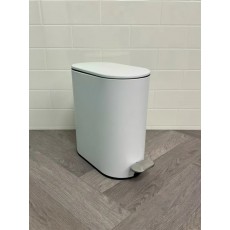 Showerdrape Fortuna 5Lt Pedal Bin White