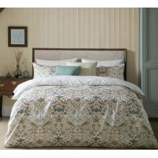 Ashley Wilde William Morris at Home Strawberry Thief Hessian Duvet Set