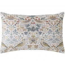 Ashley Wilde William Morris Strawberry Thief Standard Pair Pillow Cases Hessian