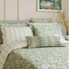 Bedeck of Belfast Alessie Green Standard Pillowcase Pair