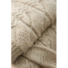 Bianca Cable Knit Throw  150 X 200