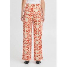 Ichi Kate Print Wide Trousers