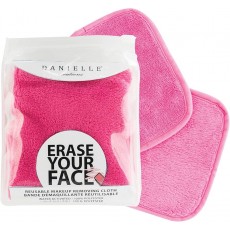 Danielle Erase Your Face Makeup Removing Cloth-Pink