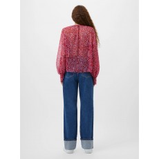 French Connection Amy Chiffon Long Sleeve Top