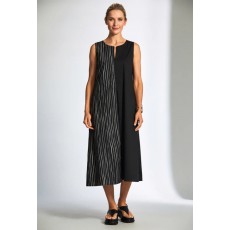 Peruzzi Broken Stripe Dress