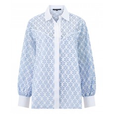 French Connection Galina Cotton Embroidered Shirt