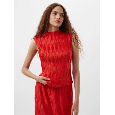 French Connection Moira Pleated Sleeveless Top