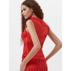 French Connection Moira Pleated Sleeveless Top