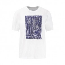 Fynch-Hatton T-Shirt Chest Print Blurry Square