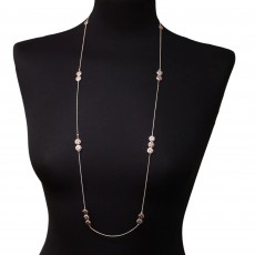 Jess & Lou Cascading Multi Disc Necklace in Mixed