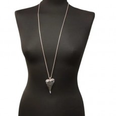 Jess & Lou Long Layered Heart Necklace