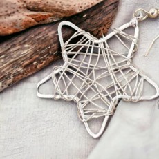 Jess & Lou Web Star Earring