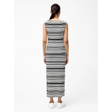 French Connection Sasia Rib Stripe Sleeveless Dress