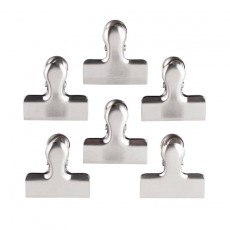 Taylors Eye Witness Bag Clips Small Stainless Steel Set of 6 Taylors Eye Witness Bag Clips Small Stainless Steel Set of 6