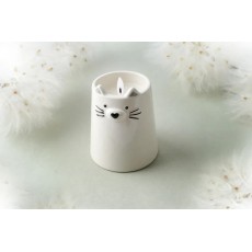 Send with Love Ceramic Cat Tealight Candle Send with Love Ceramic Cat Tealight Candle