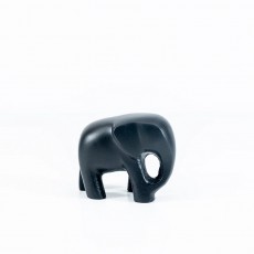 Tilnar Elephant Medium 7cm Matt Black Tilnar Elephant Medium 7cm Matt Black