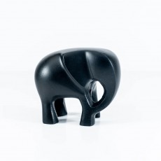 Tilnar Elephant Medium 9cm Matt Black Tilnar Elephant Medium 9cm Matt Black