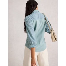 White Stuff Annie Mix Jersey Shirt White Stuff Annie Mix Jersey Shirt